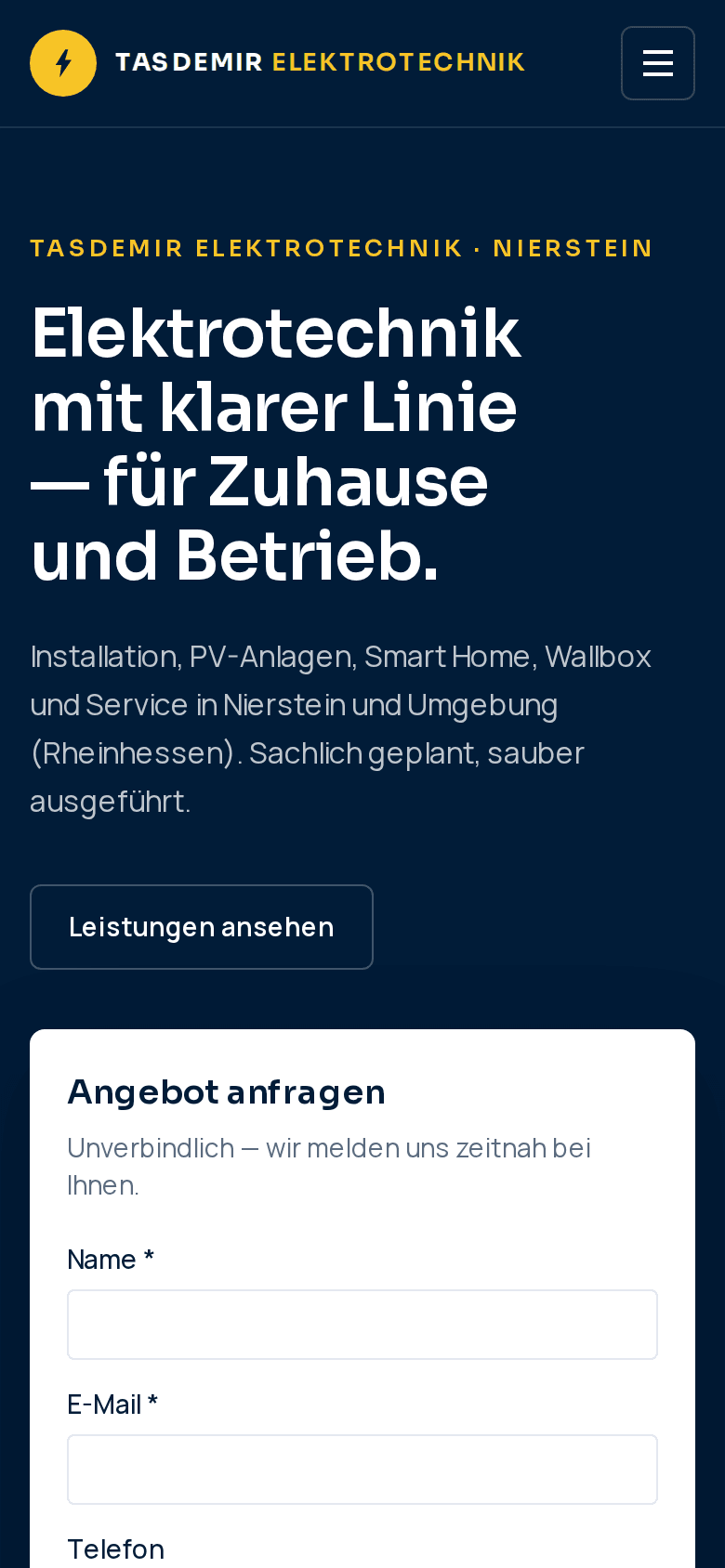 Nachher — Mobilansicht